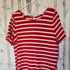 Old Navy Striped Tie Back T Shirt XXL
